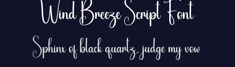 Wind Breeze Script Font by creativeletter — Script Handwritten Font — thumbnail 2
