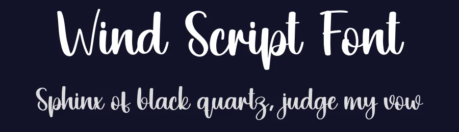 Wind Script Font by creativeletter — Script Handwritten Font — thumbnail 2