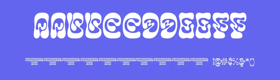 Windah Slimer Display Font by Dantype — Display Font — thumbnail 3