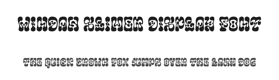 Windah Slimer Display Font by Dantype — Display Font