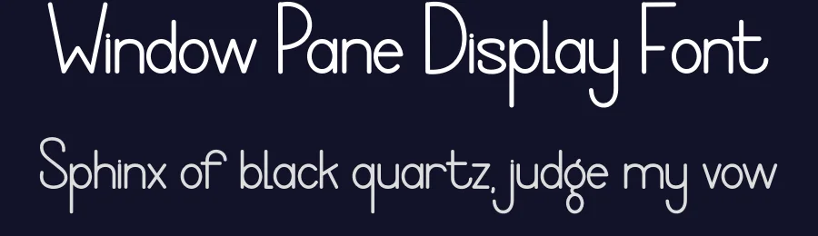 Window Pane Display Font by freshtypeink — Display Font — thumbnail 2