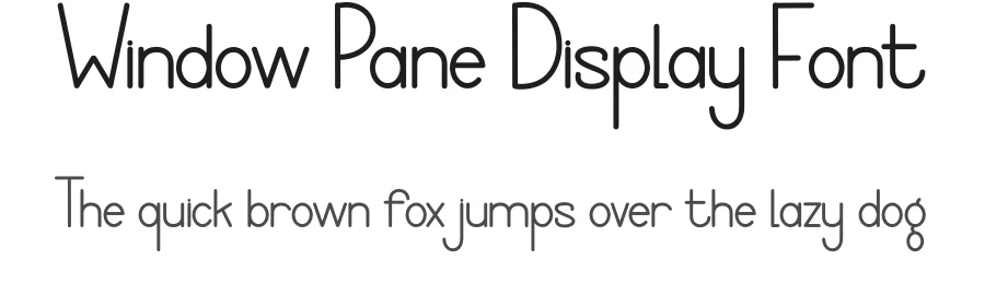 Window Pane Display Font by freshtypeink — Display Font