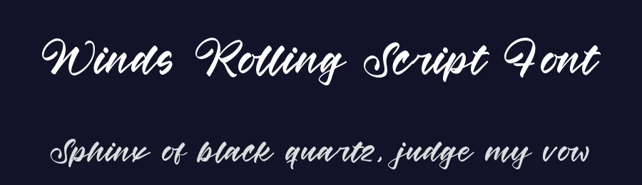 Winds Rolling Script Font by stylishtype.co — Script Handwritten Font — thumbnail 2