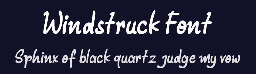 Windstruck Font by fourtypestd — Script Handwritten Font — thumbnail 2