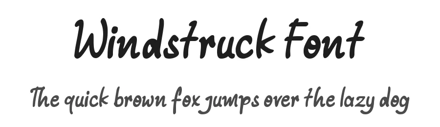Windstruck Font by fourtypestd — Script Handwritten Font