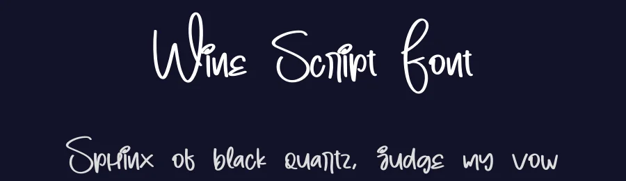 Wine Script Font by creativeletter — Script Handwritten Font — thumbnail 2