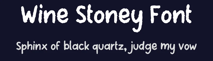 Wine Stoney Font by Forberas Foundry — Blackletter Font — thumbnail 2