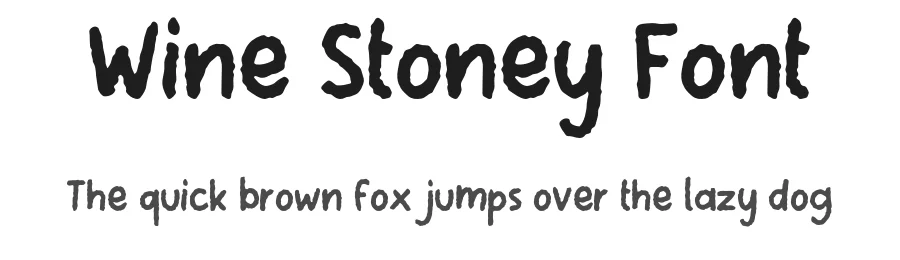 Wine Stoney Font by Forberas Foundry — Blackletter Font
