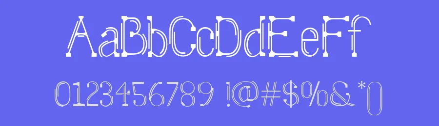 Wing Wang Display Font by morveen — Display Font — thumbnail 3