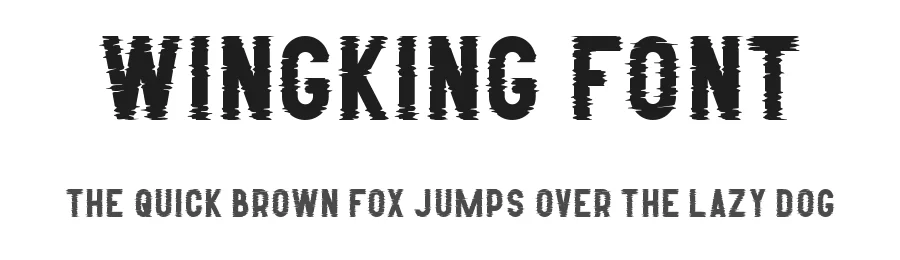 Wingking Font by Maiko Hatta — Display Font