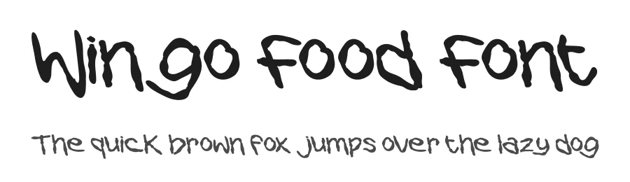 Wingo Food Font by PutraCetol Studio — Display Font