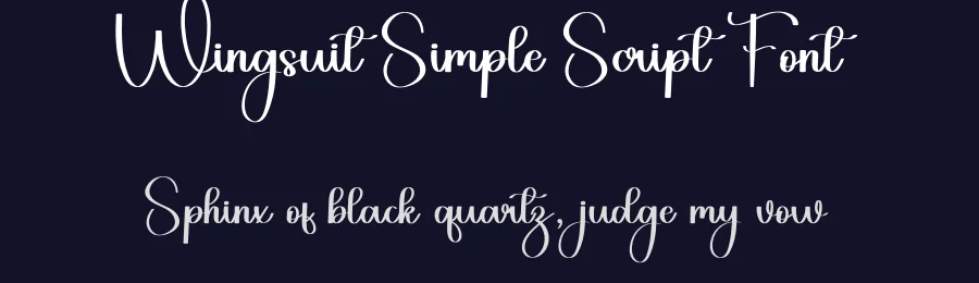 Wingsuit Simple Script Font by freshtypeink — Script Handwritten Font — thumbnail 2
