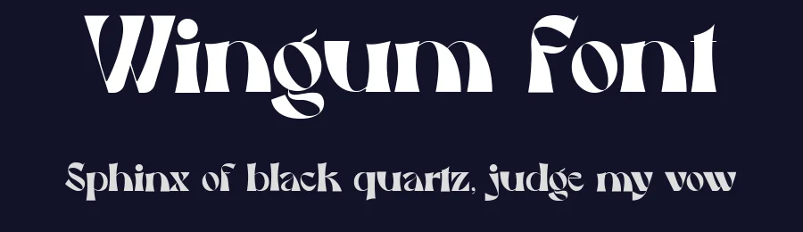 Wingum Font by Dantype — Decorative Font — thumbnail 2