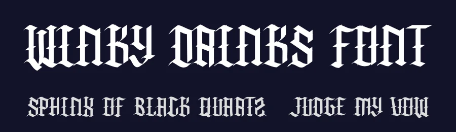 Winky Drinks Font by Almairatype — Blackletter Font — thumbnail 2