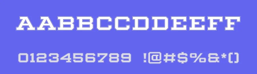 Winner College Font by sportsfonts — Serif Font — thumbnail 3