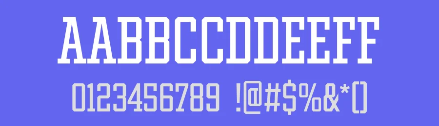 Winner Cond Regular Font by sportsfonts — Slab Serif Font — thumbnail 3