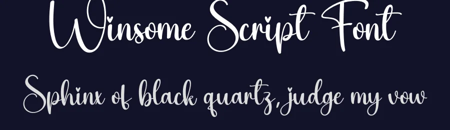 Winsome Script Font by creativeletter — Script Handwritten Font — thumbnail 2