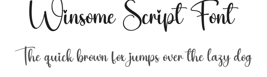 Winsome Script Font by creativeletter — Script Handwritten Font