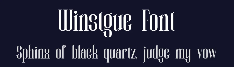 Winstgue Font by timelesstype.co — Display Font — thumbnail 2