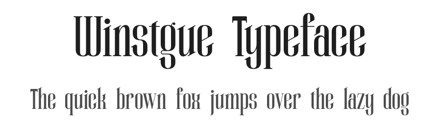 Winstgue Typeface by timelesstype.co — Display Font