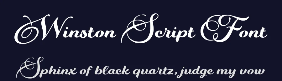 Winston Script Font by Areatype — Script Handwritten Font — thumbnail 2