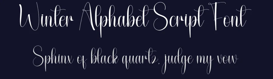 Winter Alphabet Script Font by andikastudio — Script Handwritten Font — thumbnail 2
