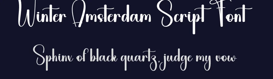 Winter Amsterdam Script Font by andikastudio — Display Font — thumbnail 2