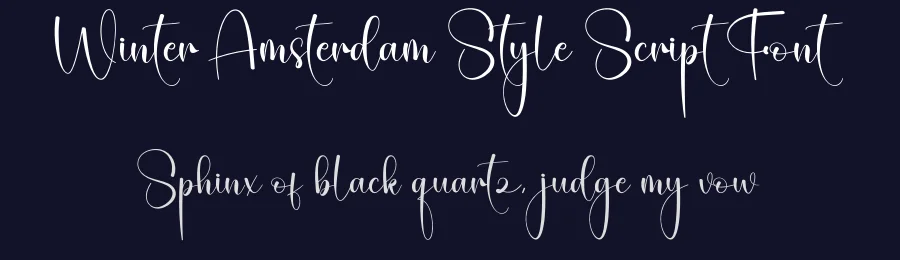 Winter Amsterdam Style Script Font by creativeletter — Script Handwritten Font — thumbnail 2