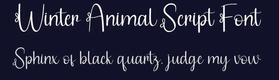 Winter Animal Script Font by andikastudio — Script Handwritten Font — thumbnail 2