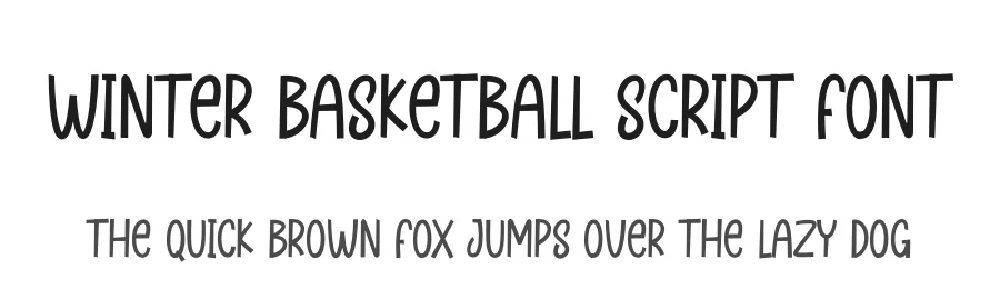 Winter Basketball Script Font by creativeletter — Display Font