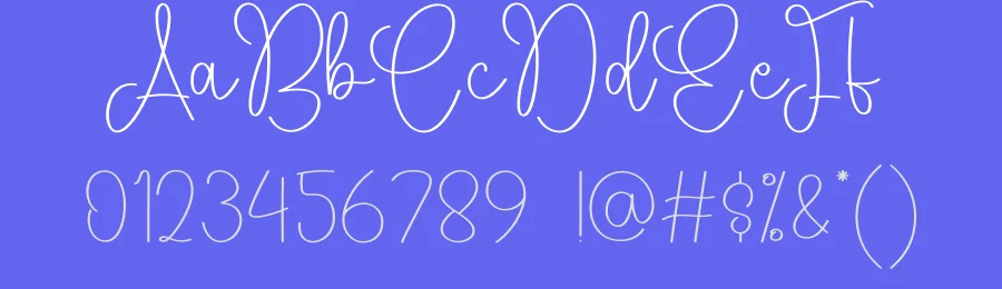 Winter Birthday Script Handwritten Font by creativeletter — Script Handwritten Font — thumbnail 3