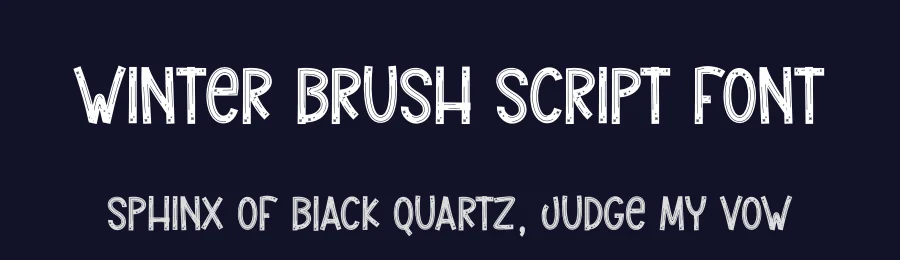 Winter Brush Script Font by creativeletter — Display Font — thumbnail 2