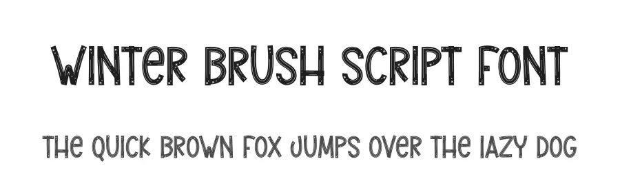 Winter Brush Script Font by creativeletter — Display Font