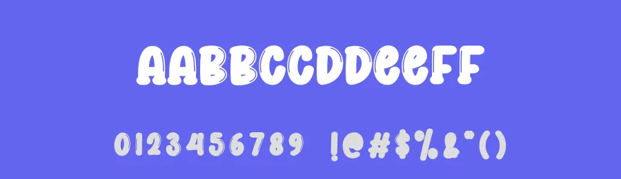 Winter Bubble Playful Style Font by creativeletter — Display Font — thumbnail 3