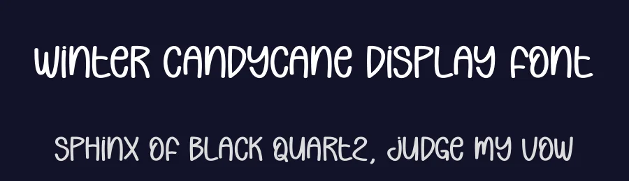 Winter Candycane Display Font by andikastudio — Display Font — thumbnail 2