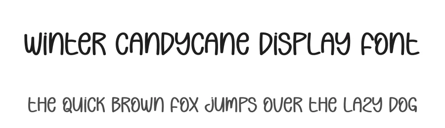 Winter Candycane Display Font by andikastudio — Display Font
