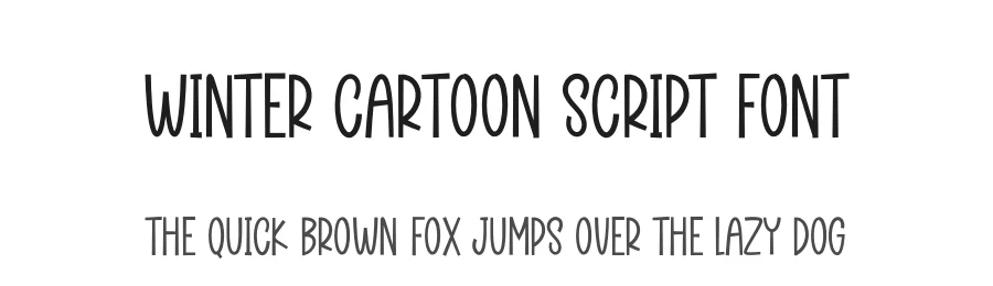 Winter Cartoon Script Font by creativeletter — Display Font