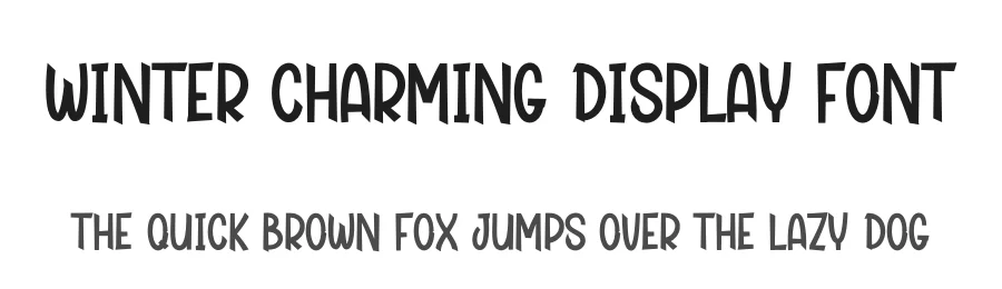 Winter Charming Display Font by andikastudio — Display Font