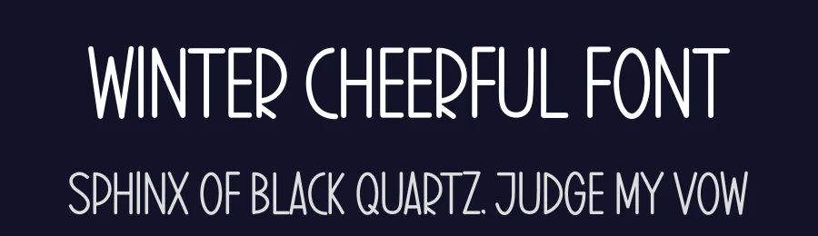 Winter Cheerful Font by inermediaSTUDIO — Display Font — thumbnail 2