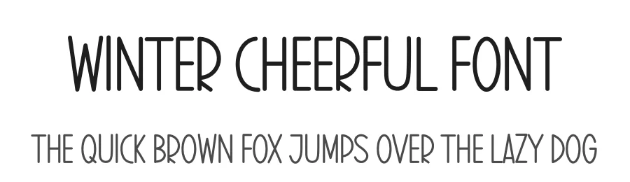 Winter Cheerful Font by inermediaSTUDIO — Display Font