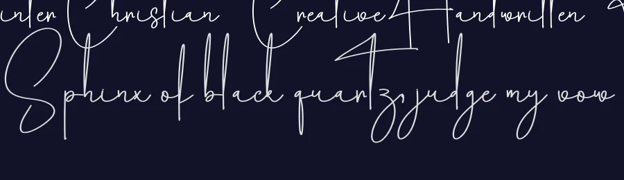 Winter Christian – Creative Handwritten Font by creativeletter — Script Handwritten Font — thumbnail 2