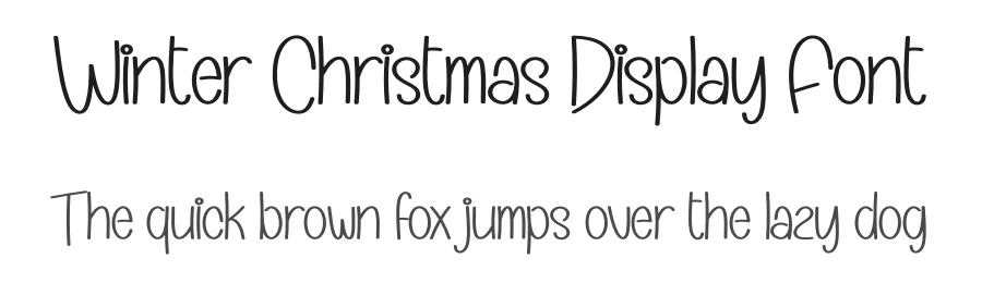 Winter Christmas Display Font by andikastudio — Display Font