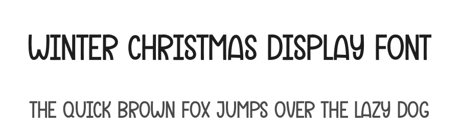 Winter Christmas Display Font by andikastudio — Display Font