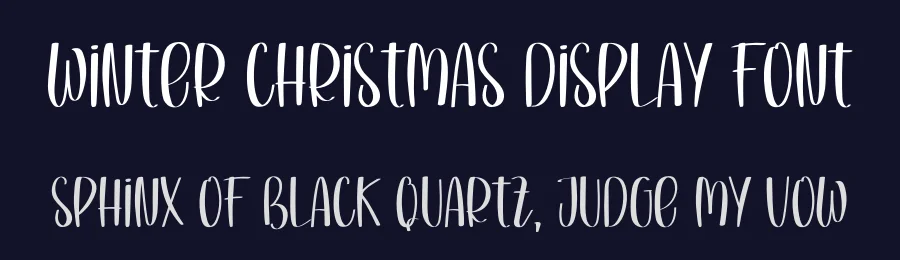 Winter Christmas Display Font by inermediaSTUDIO — Script Handwritten Font — thumbnail 2