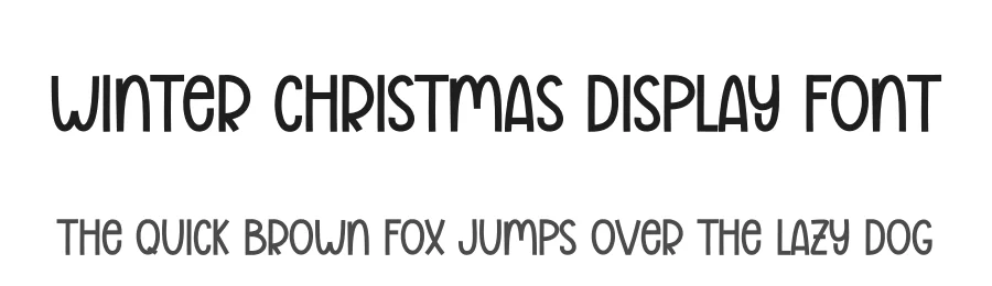 Winter Christmas Display Font by andikastudio — Display Font