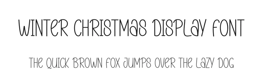 Winter Christmas Display Font by andikastudio — Display Font