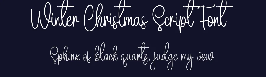 Winter Christmas Script Font by creativeletter — Script Handwritten Font — thumbnail 2