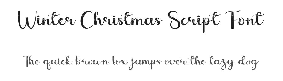 Winter Christmas Script Font by andikastudio — Script Handwritten Font