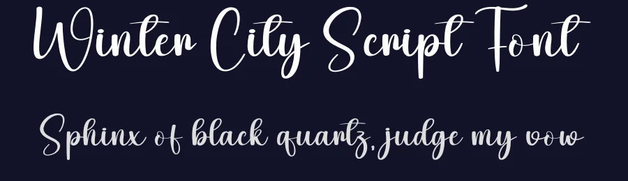 Winter City Script Font by andikastudio — Script Handwritten Font — thumbnail 2