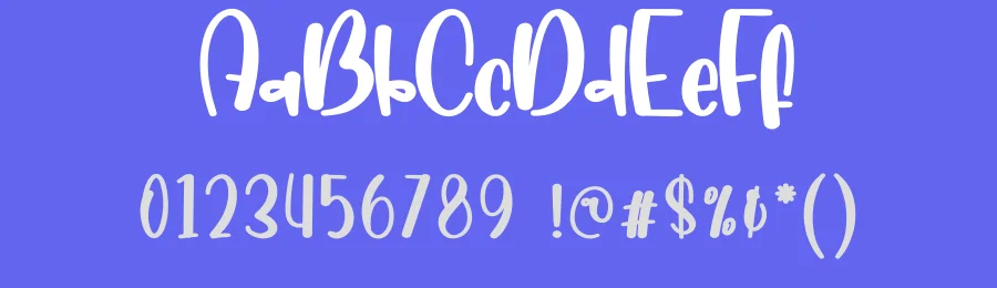 Winter Colourful Display Font by creativeletter — Display Font — thumbnail 3